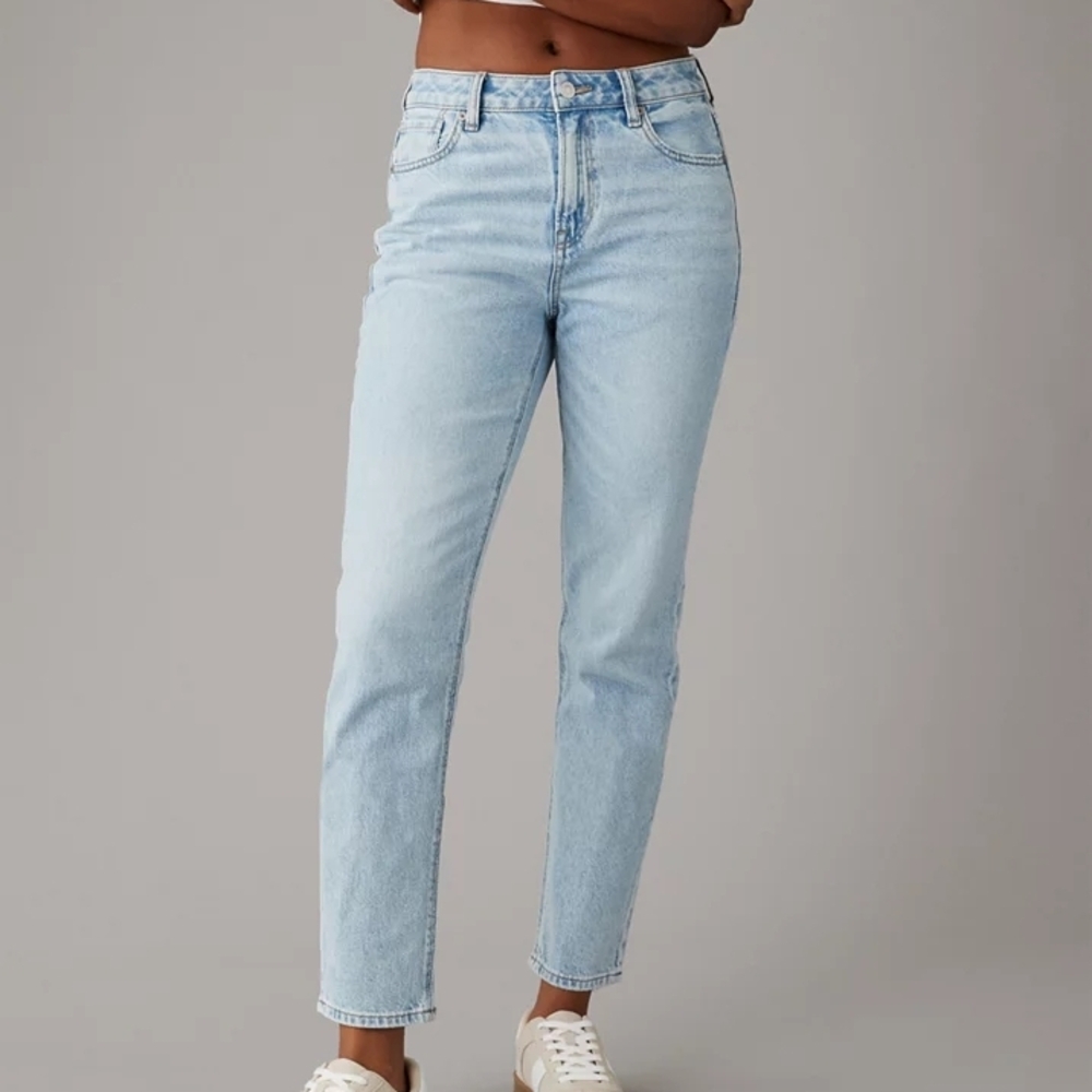 American Eagle Outfitters High Rise Light Blue Jeans